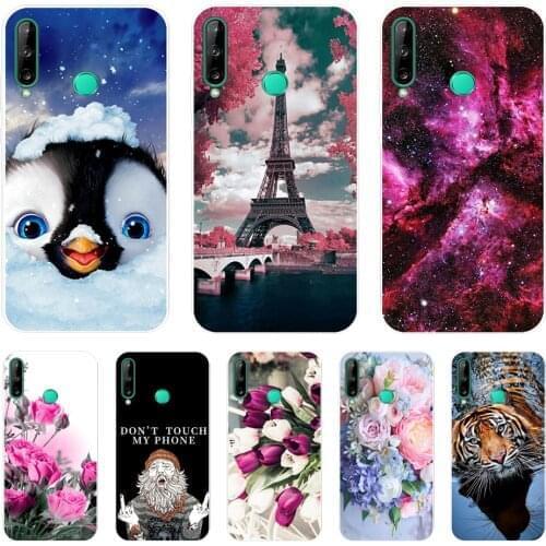For Huawei Y8s Y8p Y6p Y5p Y7p Case Silicone Wolf Soft TPU Phone Cover for Huawei Y9s Y6s Y6 Y7 Y9 Prime 2019 Case Y 8p Bumper