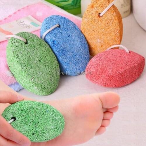 Feet Care Hard Skin Cuticle Remover Pedicure Foot Bath Natural Pumice Stone F1012