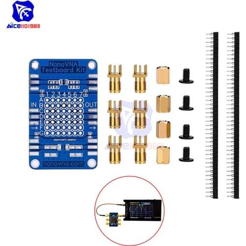 Diymore NanoVNA Vector Network Analyzer Testboard Kit for NanoVNA NanoVNA-F NanoVNA-H NanoVNA-H4 Network Analysis Test Board