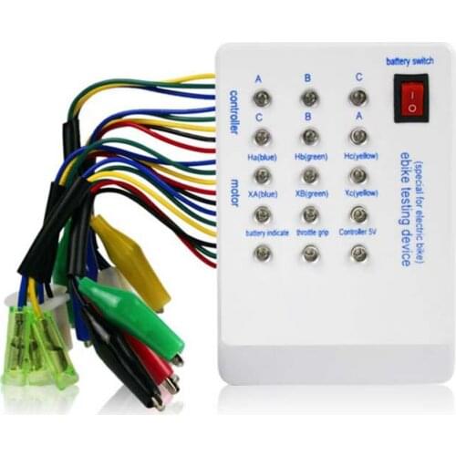 WS3-Y Brushless Motor Controller Tester Electric Bicycle Hub Motor Hall Sensor Controler for Electric Vehicle Scooter