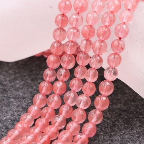 15"/strand Pink Watermelon Tourmaline Loose Crystal Spacer Stone Beads for Jewelry Making DIY Necklace Bracelet Accessories B226