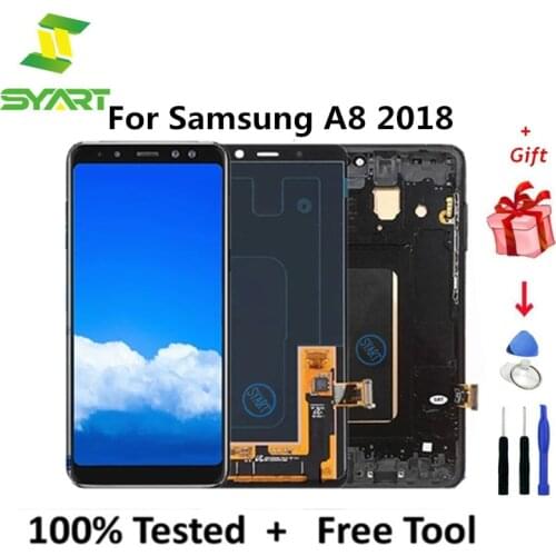 OLED LCD Screen For Samsung Galaxy A8 2018 A530 A530F A530F/DS Display Touch Screen Digitizer Assembly For Samsung A530 LCD