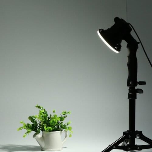 1 piece LED lamp photography studio light bulb portrait soft box fill light lights bulb and 37CM light stand