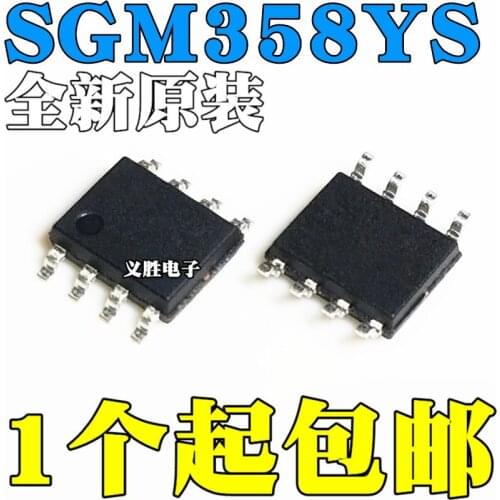 10pcs/lot New original SGM358YSTR patch SOP8 rail-to-rail CMOS operational amplifier IC chip