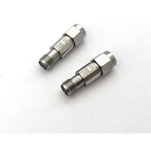 4 pcs Laser Standard SMA attenuation fixed 1/2/3/5/6/10/15/20/30/40/50/60 dB; 6G 2w 50ohm