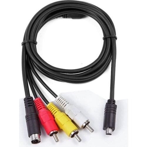 AV A/V TV Video Cable Cord Lead For Sony Camcorder Handycam DCR-HC20 DCR-HC53/e