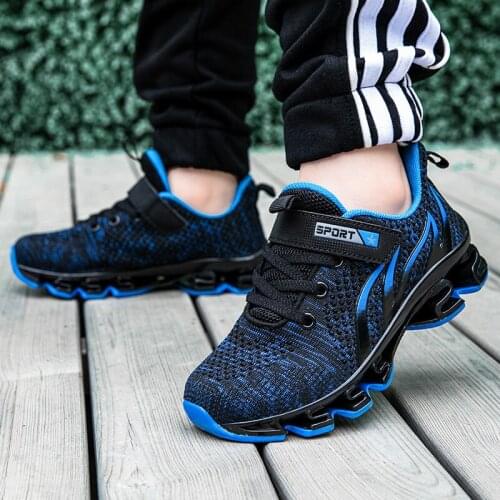 Brand Boys Sneakers Kids Running Shoes Outdoor Hollow Sole Children Shoes Bounce Design Tenis School Sport Shoes