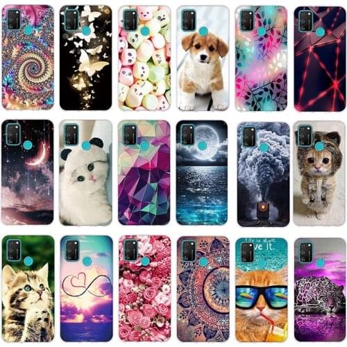 For Fundas Huawei Honor 9A Case TPU Silicon Soft Back Cover Phone Bag Case For Coque Honor 9A 9 A Honor9A MOA-LX9N Case 6.3 inch