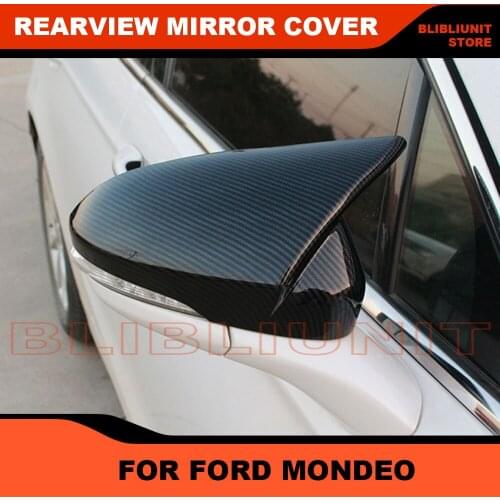 Rearview Mirror Cover For Ford Mondeo 2013-2019 Side Wing Rear View Mirror Case Covers Trim Rearview Mirror Cover