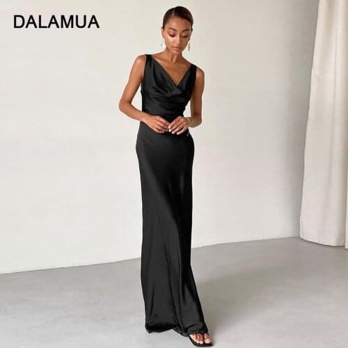 DALAMUA Long Sleeve Summer Dresses