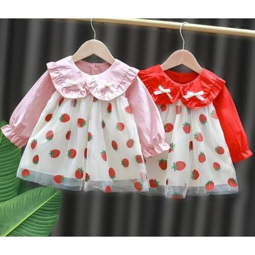 Spring autumn Princess dress cute Baby Girl Dress for Toddler Girls Clothing Baby Birthday Party tutu Dresses 0-3y