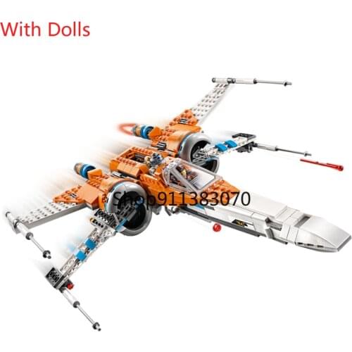 Poe Damerons X-wing Fighter Compatible With 75273 Star Toys &wars Building Blocks Bricks Educational Toys for Children Boys
