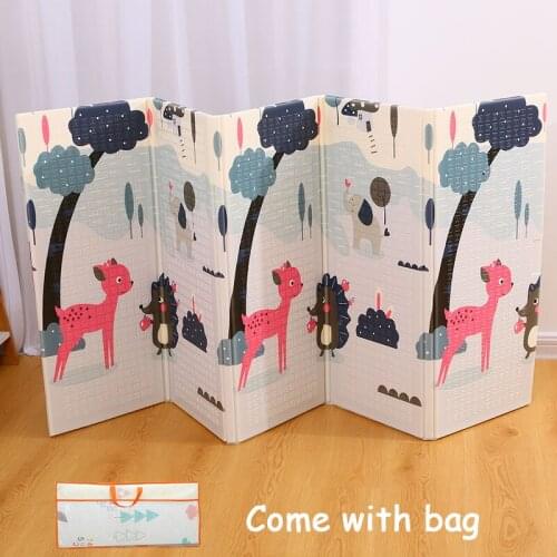 Carpet For Children XPE Foam Soft Floor Playmat Foldable Crawling Carpet Baby Games Activity Rug 1cm Thick Educational Toys