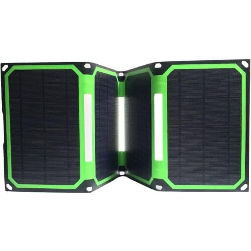 New arrival foldable 25w portable solar power for outdoor charging
