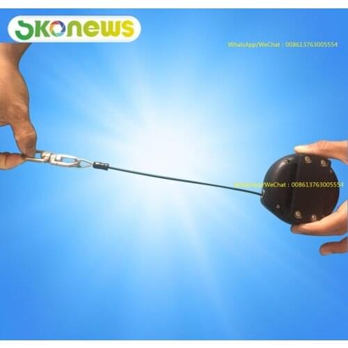 10 pcs Security Protection Spring Loaded Retractable 2.5mm Stainless Steel Cable Reel