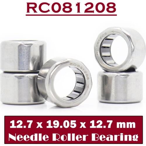 RC081208 ( 5 Pcs) One Way Needle Bearing / Clutch 1/2"x3/4"x1/2" inch Single Needle Roller Bearings 12.7*19.05*12.7 mm