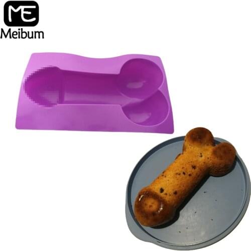 Silicone Cake Mold Sexy Penis Shaped Pastry Decorating Mould Bachelor Party Cupcakes Accessories Ice Cube and Soap Baking Tools