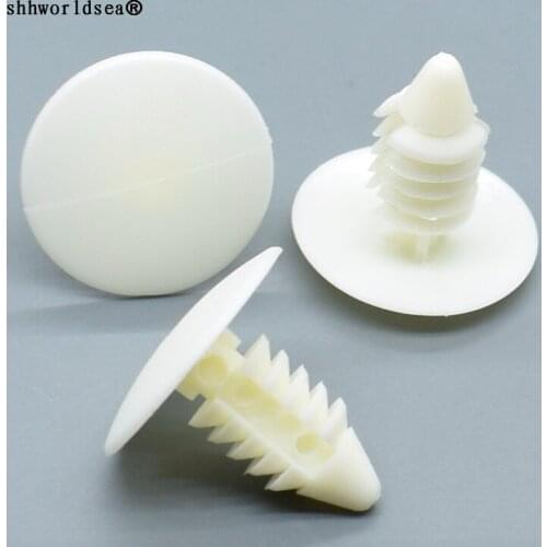 Worldgolden 100pcs plastic clip Fender & Bumper Shield Retainer for GM#332364 Ford#389358 Chryler#3691590 6031321 AMC#4004569