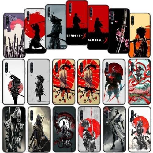 Japan The samurai Ninja Soft Cover Case for Samsung Galaxy A11 A21 A21S A41 A51 A71 A81 A91 M11 M21 M31 M31S