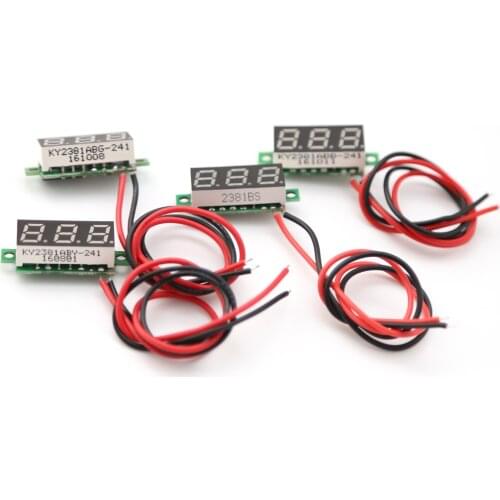 0.28" DC3.2-40V Super Mini Digital LED Car Voltmeter Voltage Volt Panel Meter
