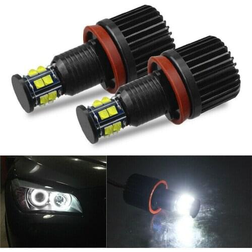 2pcs/1Set 2x120W 240W E92 H8 LED Angel Eyes Led Marker Lights Canbus For BMW X5 E70 X6 E71 E90 E91 E92 M3 E89 E82 E87 Headlight