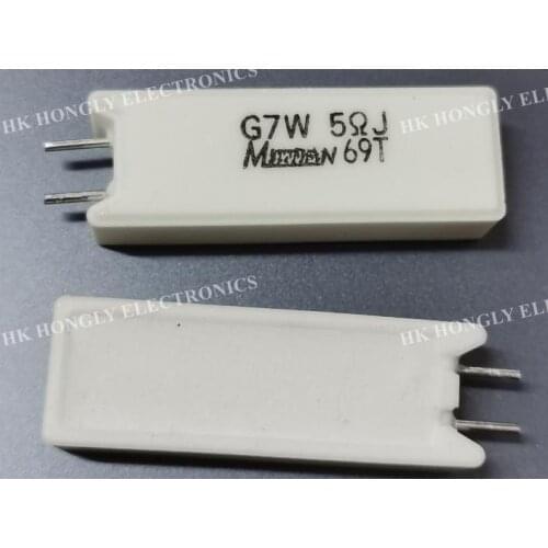 5PCS G7W 5ΩJ 7W 5 ohm J=5% Cement Resistor