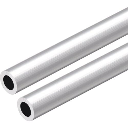 Uxcell 6063 Aluminum Round Tube 300mm Length 13mm OD 8mm Inner Dia Seamless Aluminum Straight Tubing 2 Pcs