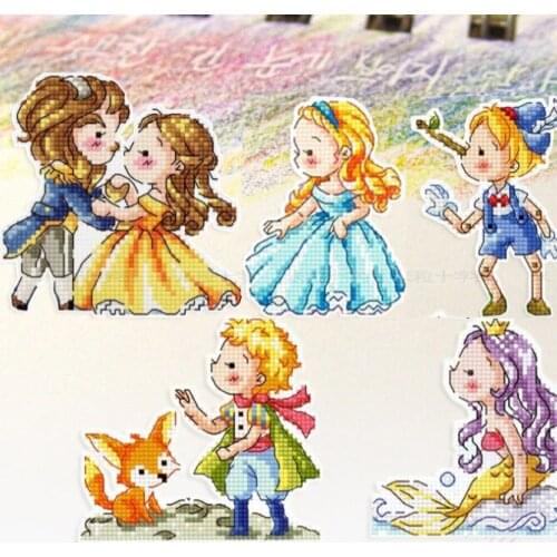 BXT22-4 Decoration Home Decor Homfun Craft Christmas Cross Stich Set Counted DIY Cross Stitch Kits Fridge Refridgerator Magnets