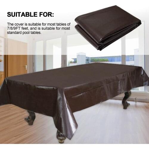 120*72inch Waterproof Pool Table Cover Protector Durable Dustproof Portable Billiard Table Protector