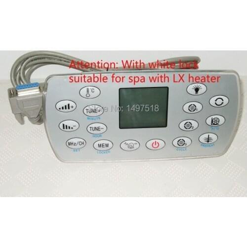 KL8-3 spa keypad TABLEAU DE COMMANDE, hot tub controller panel,Fit spa with LX Heater including radiowhite nuts on the back
