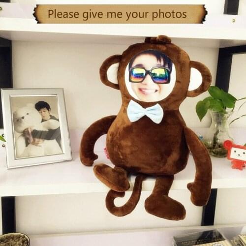 Real doll custom The monkey doll photos baby dolls custom diy birthday gift Custom dolls pillow humanoid cushion Christmas