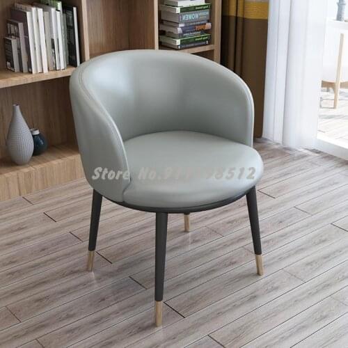 Office chair modern minimalist desk chair bedroom chair home dressing table stool back chair ins net red