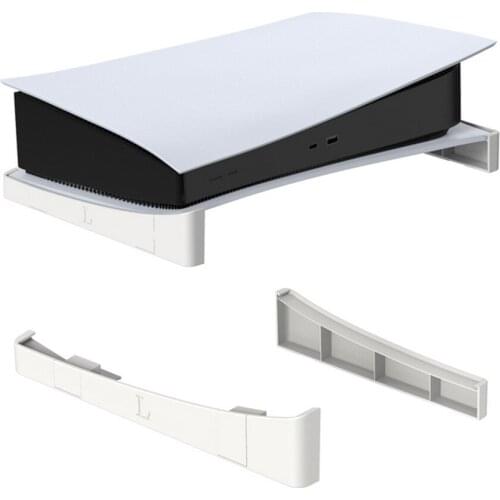 Practical Game Host Horizontal Storage Rack Desktop Cooling Bracket Holder for PS5 DE&UHD Version Game Console Accessories