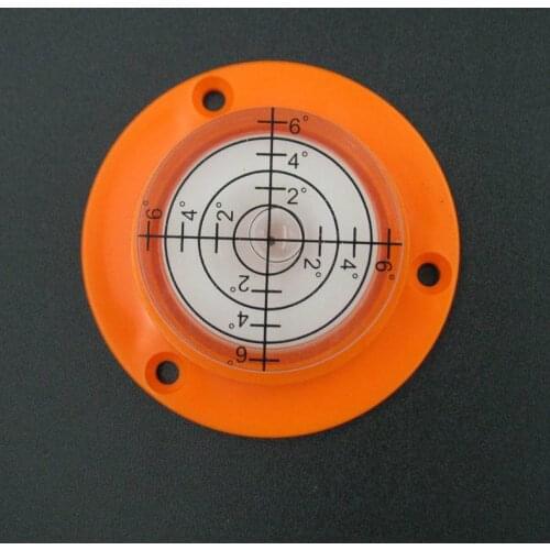 HACCURY 50*17 mm Bullseye Bubble Level Spirit level Round Circular Level bubble wiht Mounting holes