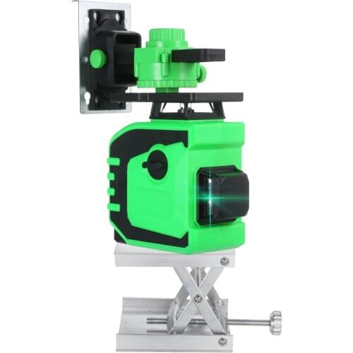 12 Lines Laser Level Self Leveler Spirit Level Green Beam Adjustment Self Leveling Tool 82ft Horizontal&Vertical&Cross Line