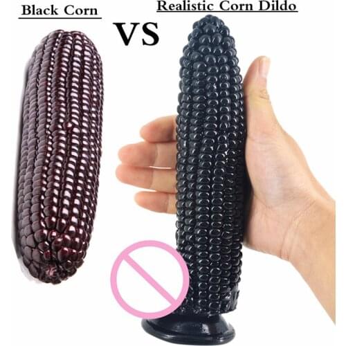 Silicone Corn Dildo Realistic Dick Fruit Like Extensible Anal Dildo Vibrator on Big Penis Toys for Adult Sex Toys For Women