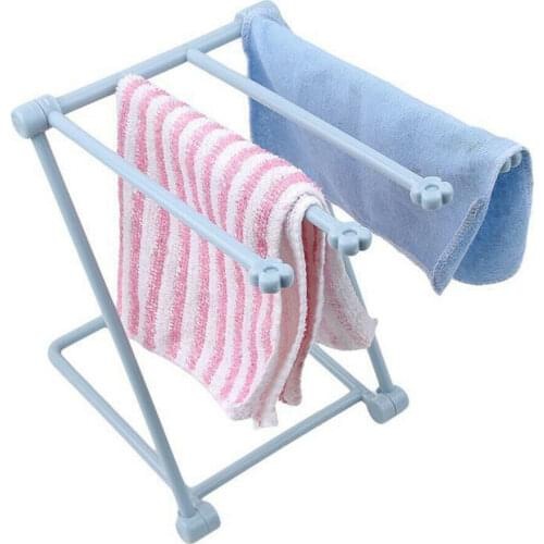 Foldable Kitchen Draining Rack Towel Glass Holding Shelves Cup Drying Holders Kitchen Storage Folding Racks
