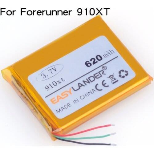 Easylander Replacement 3.7V 620mAh li-Polymer Battery For Garmin Forerunner 910xt Running/Triathlon cycling GPS smart watch