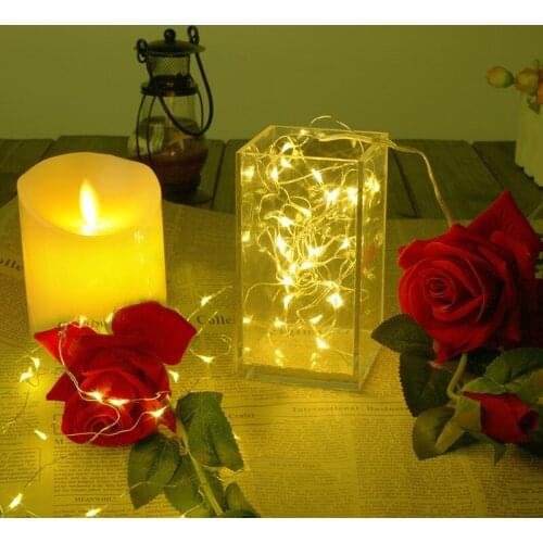 Led string lights 5M 33ft 50leds 12V DC powered outdoor Warm white/RGB copper wire christmas festival wedding party decoratio