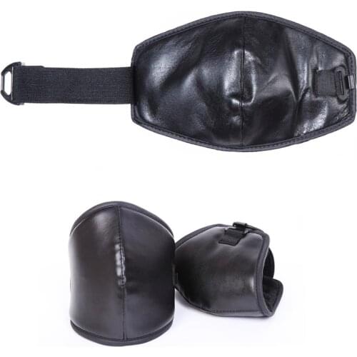 Outdoor warm Knee Pads PU Leather protective Bike Riding Windproof Waterproof Warm Motor Bicycle Scooter Short Knee Protector