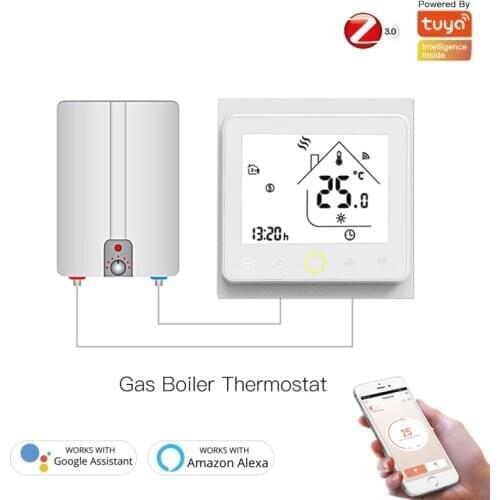 New WiFi Smart Thermostat Temperature Controller for Water/Electric floor Heating Water/Gas Boiler Works with Alexa Google Home
