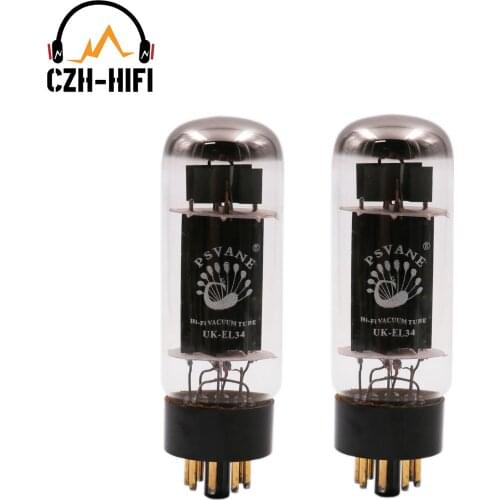 1pair Brand New Psvane UK EL34 Vacuum Tube Electronic Valve Lamps for Vintage Audio Amplifier DIY Project Matched Tested