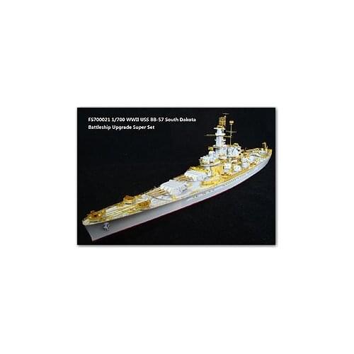 Five star FS700021 the US Navy "South Dakota" battleships upgraded with metal etch