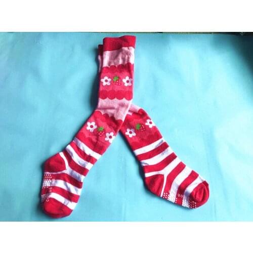 12psc/lot Breathable Sweat Absorbing Girl Baby Pantyhose 0-6 Months Cute Cartoon Cotton Stockings 12 Different Colour Availble