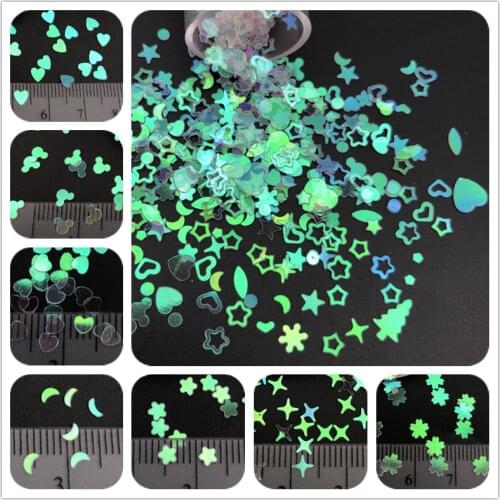 30g/Lot AB Transparent Loose Sequins Glitter Paillettes For DIY Nail Craft,Craft Making, Wedding Decoration confetti Wholesale
