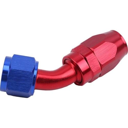 AN10 Swivel Oil Fuel Fitting 45 Degree Anodized Aluminum Hose End Fitting Oil Cooler Adapter Car Connector High Quality Tools