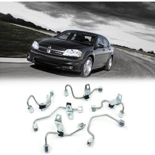 Car Fuel Injector Lines Set of 6 for Dodge Cummins 5.9L 03-09 5086871AA