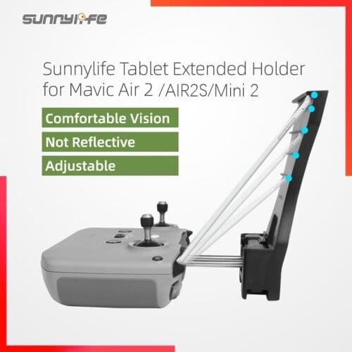 Dron Remote Controller Tablet Holder Adjustable Tablet Extended Bracket Clip for DJI Mavic Air 2S Air2/ Mini 2 Drone Accessories