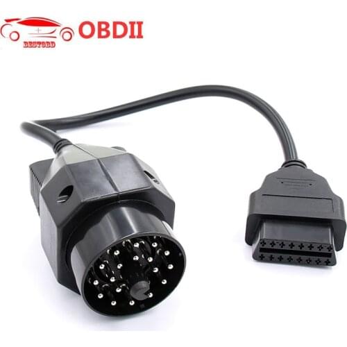 For BMW 20 Pin OBD2 Cable Adapter to 16 Pin Connect Cable For BMW Old Car OBD 2 obd2 Cable OBDII Adapter