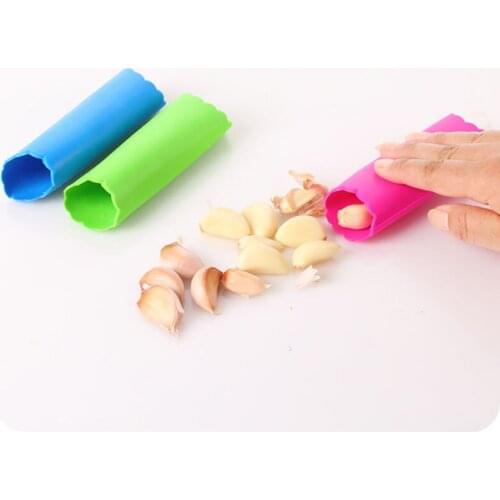 Hot sales Magic Silicone Garlic Peeler Peel Easy Kitchen Tool Color Random Drop Shipping